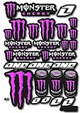 Stickers Monster Energy - Stickers Moto - Adesivi Per Quad - Motocross - Per Motociclette, Automobili, Caschi, Notebook Per Computer E Altri Oggetti