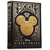 Bicycle - Gioco di 54 carte da gioco - Collezione Ultimates - Disney Topolino dorato - Magia/Carta Magia