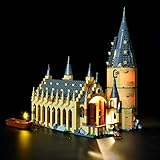 BRIKSMAX Kit di Illuminazione a LED per Harry Potter-La Sala Grande di Hogwarts, Compatibile con Il Modello Lego 75954 Mattoncini da Costruzioni - Non Include Il Set Lego