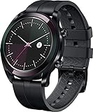 HUAWEI Watch GT (Elegant) Smartwatch, Bluetooth 4.2, Display Touch 1.2" AMOLED, Fitness Tracket con GPS, Rilevazione Battito Cardiaco, Resistente all Acqua 5 ATM, Nero Elegant Black