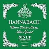 Hannabach corde per chitarra classica serie 815 set Low Tension (corde di alta qualità, multiuso per quasi tutti gli strumenti, corde per chitarra classica, Made in Germany), Verde