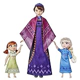 Disney Frozen 2 - Set ninna nanna con bambola della regina Iduna cantante, Elsa e Anna