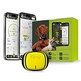 Kippy EVO | GPS per Cani - Localizzatore per Cani e Gatti Impermeabile con GPS per collare - Tracker di Attività e Salute del tuo Cane, con Recinto Digitale e Notifiche - Colore Giallo Fluo
