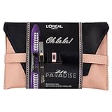 L Oréal Paris Edizione Limitata Lost in Paradise Pochette Idea Regalo con Mascara X-Fiber e Matita Occhi Travel Size