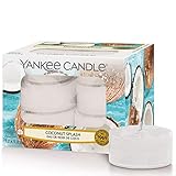 Yankee Candle candeline profumate tea light | Latte di cocco | 12 pezzi
