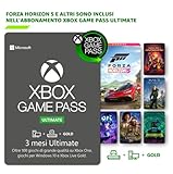 Abbonamento Xbox Game Pass Ultimate - 3 Mesi | Forza Horizon 5 è incluso con l abbonamento | Xbox & Windows 10 - Codice download