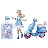 Hasbro Princess Comfy Squad (Bambola fashion Cenerentola con scooter, casco e adesivi per personalizzare, ispirata al film Disney Ralph spacca internet), Multicolore, E8937