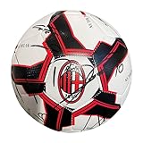 Pallone Bianco Ufficiale Autografato Firmato Giocatori A.C. Milan 2023/2024
