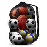 DoGeek Borsa a palloncino grande borsa in rete per borsa a rete di nylon pieghevole stoccaggio durevole riutilizzabile (nero 1 pezzi)