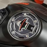 labelbike - Adesivo 3D Protezione Moto Tappo Serbatoio compatibile con Ducati Monster 937 2021-2024