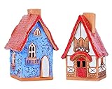 Miniatura in ceramica  fantasy series Houses (pezzi) realizzato a mano da Midene (mini size)