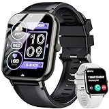Smartwatch Uomo Donne Orologio Fitness: 1.83" Smart Watch Orologi Effettua Risposta con Chiamate Pressione Sanguigna Contapassi Bluetooth Sportivo Activity Tracker Impermeabile IP67 per Android iOS