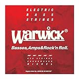 Warwick Red Strings 040-.130 - Set di 5 corde per basso, luce media