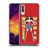 Head Case Designs Licenza Ufficiale Wonder Woman DC Comics Bancarella Arte Personaggio Custodia Cover in Morbido Gel Compatibile con Samsung Galaxy A50/A30s (2019)