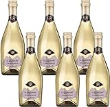 La Cacciatora Chardonnay Varietale Vino Frizzante 750 ml - 6 bottiglie