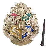 Paladone HARRY POTTER - Hogwarts House Crest Lampada con telecomando, Plastica, Nero