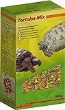 Lucky Reptile Tortoise Mix 800g vegetale e ricco di fibra grezza - Miscela di erbe di prato con carote e fiori di calendula - per tutte le tartarughe di terra e i rettili erbivori