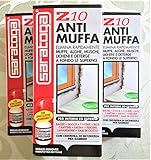 ANTIMUFFA Spray Pz3 x 250ml per interni ed Esterni Elimina Muffe, Alghe, Muschi, licheni e deterge