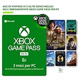 Xbox Game Pass for PC | 3 Month | Age of Empires IV è incluso con l abbonamento | Windows 10 - Codice download
