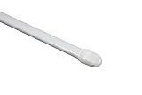Gardinia Bastone per tende, Estendibile, Metallo/Plastica, Bianco, 30 - 50 cm, 2 unità
