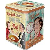 Nostalgic-Art Barattolo Stile retrò Tea & Cookies – Idea Regalo per Gli Appassionati di Nostalgia, Contenitore Sfuso e bustine di tè, Design Vintage, 100 g
