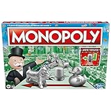 Monopoly Classico, Gioco da Tavola per Famiglie, Adulti, Bambini e Bambine da 2 a 6 Giocatori, Giochi di Strategia Divertenti, da 8 Anni in su