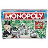 Monopoly Classico, Gioco da Tavola per Famiglie, Adulti, Bambini e Bambine da 2 a 6 Giocatori, Giochi di Strategia Divertenti, Idee Regali di Pasqua da 8 Anni in su