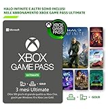 Abbonamento Xbox Game Pass Ultimate - 3 Mesi | Halo Infinite è incluso con l abbonamento | Xbox & Windows 10 - Codice download