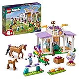 LEGO Friends Addestramento Equestre, Scuderia Cavalli Giocattolo con Pony, Mini Bamboline Aliya e Mia, Regalo per la Cura degli Animali per Bambini, Bambine dai 4 anni 41746