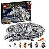 LEGO 75257 Star Wars Millennium Falcon, Set di Costruzioni dell’Iconica Astronave, con Finn, Chewbacca, Lando Calrissian, Boolio, C-3PO, R2-D2 e D-O, Collezione: L’Ascesa di Skywalker