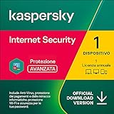 Kaspersky Internet Security 2022 | 1 Dispositivo | 1 Anno | PC / Mac / Android | Codice d attivazione via email