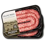 Salsiccia Fresca di puro Suino Salumi Pasini® | 2 Vaschette | 250 gr cad. | 100% Italiano | Senza Glutine e Lattosio