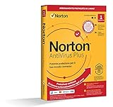 Norton Antivirus Plus 2022 |Antivirus 1 Dispositivo | Licenza di 1 anno con rinnovo automatico | PC o Mac