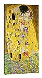 canvashop Quadri Moderni Soggiorno Il Bacio Di Klimt Cm 60X30 Stampe Da Parete Quadro Verticale Su Tela Canvas Riproduzione Arte Arredo Casa Camera Da Letto