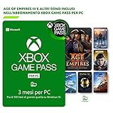 Abbonamento Xbox Game Pass per PC | 3 Mesi | Windows 10 - Download Code | Age of Empires è incluso nell abbonamento