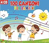 4 CD 100 Canzoni Per Bambini, Canzoni Indimenticabili, Il coccodrillo Come Fa?, le Tagliatelle di Nonna Pina, La Canzone Dei Puffi,Canzoncine, Festa Compleanno