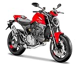 Maisto, modellino moto Ducati Monster +, scala 1:18, super dettagliata, Multicolore, 925768.024