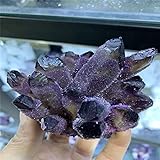 IDUTQUMW 300-400g Natural Purple Ghost Phantom Quarzo Cristallo Cluster Rock Pietre e Cristalli ReikiSpecimen HomeStone (Size : 300-400g)