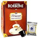 Caffè Borbone 50 capsule Borbone Respresso miscela oro compatibili Nespresso