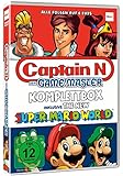 Captain N: Der Game Master + The New Super Mario World Serie - Komplettbox - Animationsserien erstmals zum Kino-Film in Sammler-Box - Mit bekannten Videospiel Charakteren [6 DVDs]