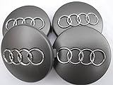 4 copricerchi in lega Audi da 60 mm, colore argento