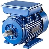VEVOR Motore Elettrico Asincrono Monofase a 2 Poli, 2200 W, Velocità 2860 giri/min, Lunghezza Albero 50 mm, Montaggio B3, a Classificazione IP44
