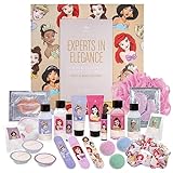 MAD Beauty Calendario dell Avvento delle principesse Disney con 24 prodotti per makeup e cosmetici, benessere per donne, con maschera facciale, lozione per il corpo, elastici per capelli