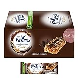 Nestlé Fitness Cioccolato Fondente Barretta di Cereali Integrali con Cioccolato Fondente 24 Pezzi