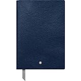 Montblanc 113639 - Blocco Note #146 cancelleria di lusso – Diario – Quaderno, fogli a quadretti, 150 x 210 mm, 192 pagine, copertina blu indaco