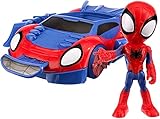 Hasbro Spidey e i Suoi Fantastici Amici - Ultimate Web-Crawler, Include Veicolo spara Colpi e Un Personaggio da 10 cm, per Bambini dai 3 Anni in su