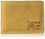 Timberland PRO Portafoglio in Pelle RFID con Porta Carte Rimovibile, Grano/Pullman, Taglia Unica Uomo
