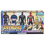 Marvel Avengers Titan Hero Series 4 Pack, Multicolore, 4