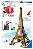 Ravensburger 12556 - Puzzle per bambini Ravensburger 12556, motivo: Torre Eiffel 3D, 216 pezzi
