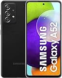 Samsung Galaxy A52 Smartphone, Display Infinity-O FHD+ da 6,5 pollici, 6 GB RAM e 128 GB di memoria interna espandibile, Batteria 4.500 mAh e ricarica Ultra-Rapida Black [Versione Italiana]